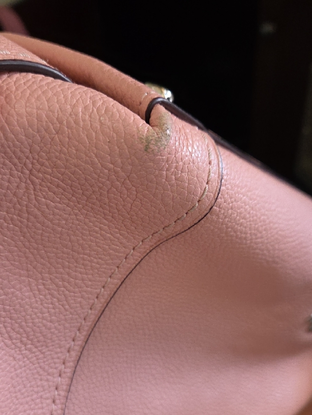 Coach Edie 31 Light Pink Pebbled Leather Purse - Picture 12 of 16